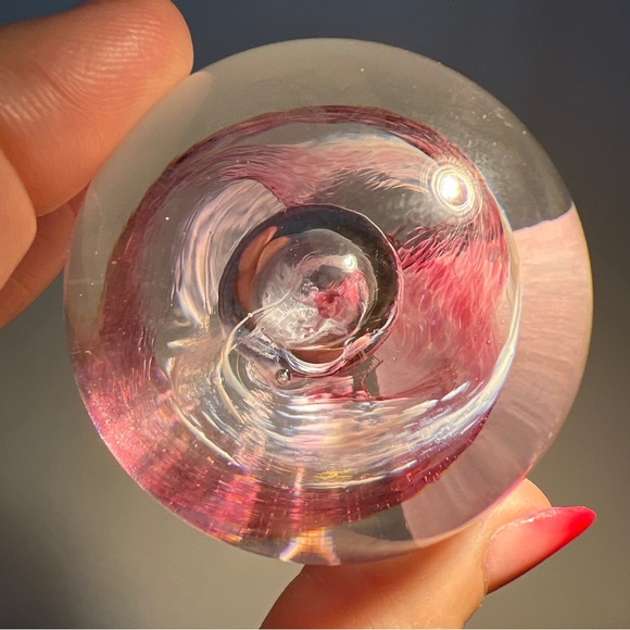 CAITHNESS glass paperweight “moon crystal” signed Scotland vintage Mcm - Picture 2 of 13